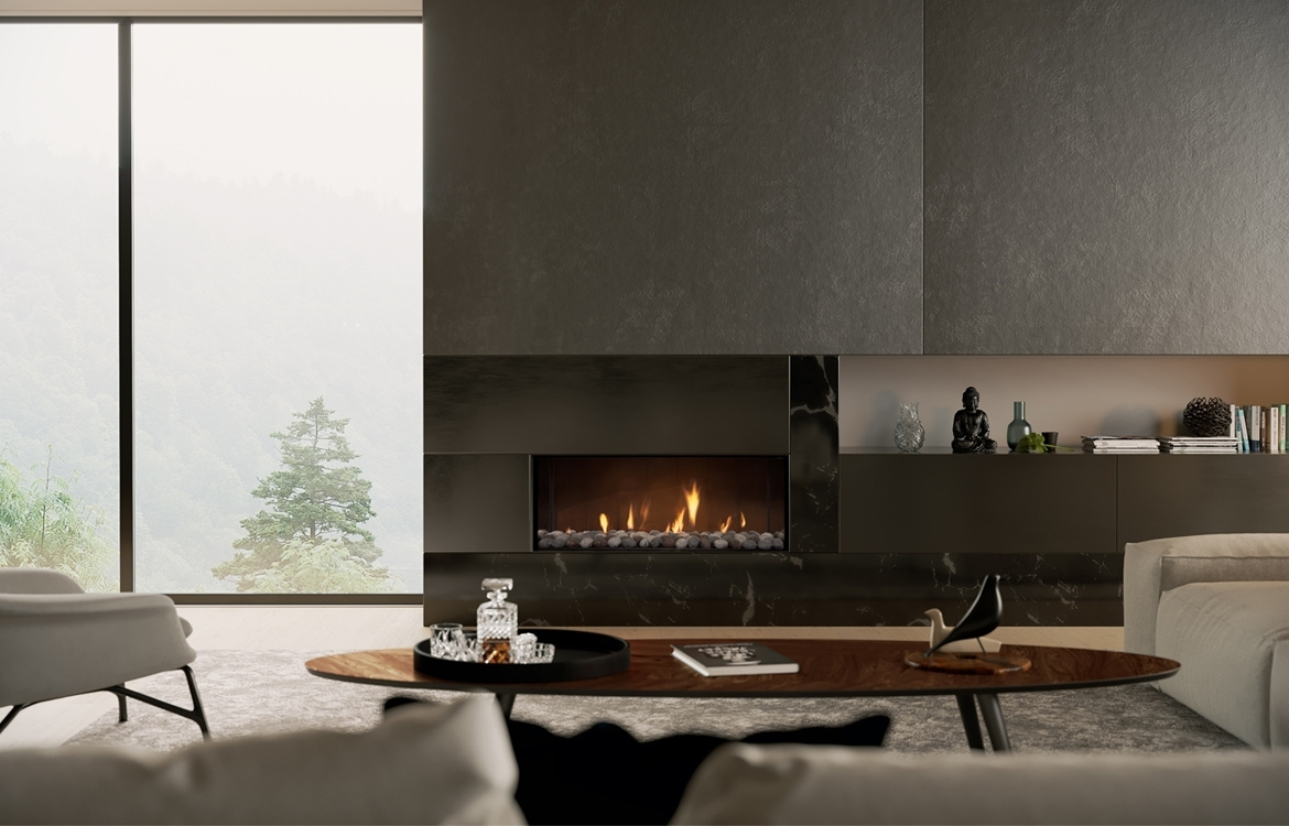 Escea DS1150 Frameless Gas Fireplace